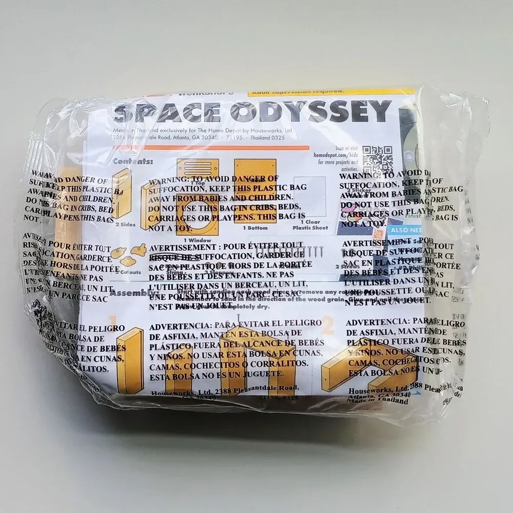 NEW Home Depot Kids Workshop Space Odyssey Kit